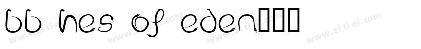 BB hes Of Eden字体转换